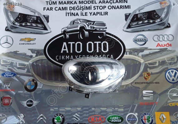 FİAT 500 ORJİNAL ÇIKMA SOL FAR 6