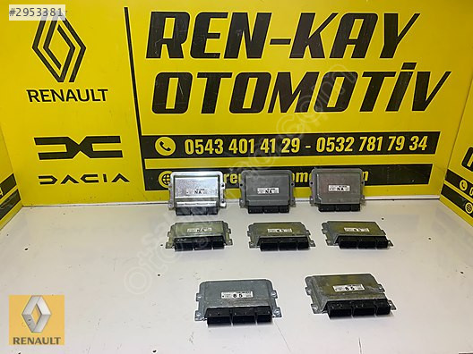 237105990S / 237102425S RENAULT CLİO 5 MOTOR BEYNİ ÇIKMA ORJ