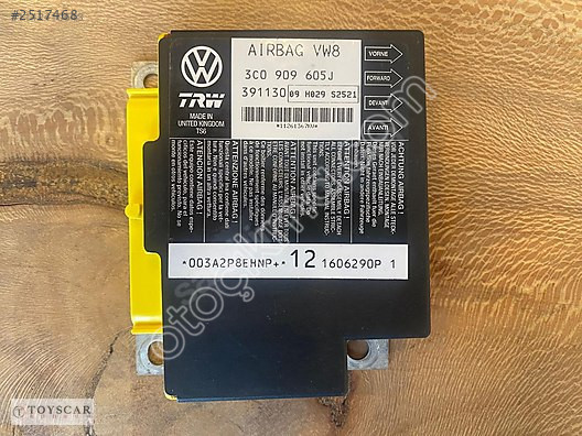 Vw Passat B6 2005-2010 Airbag Beyni Sökme Orjinal 3C0909605J