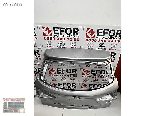 TOYOTA COROLLA CROSS BAGAJ KAPAĞI ÇIKMA ORJİNAL YEDEK PARÇA