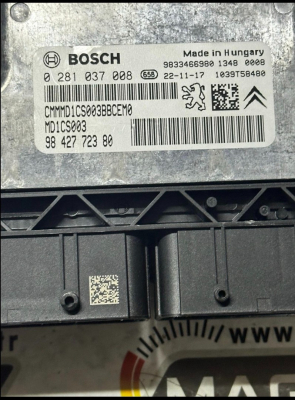 PSA PEUGEOT 9842772380 0281037008 MD1CS003 2008 3008 5008 ECU
