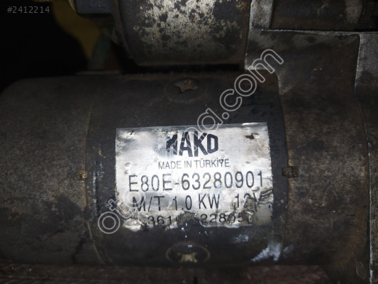 E80E63280901 Hyundai Accent Matrix 1.4 1.6 Marş Dinamosu