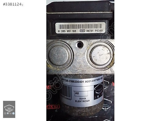 0265951108 0265230401 A0014467989 MERCEDES SPRİNTER ABS BEYNİ