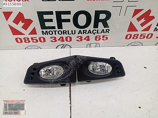 HONDA JAZZ SIFIR SAĞ ÖN SİS FAR SOL ÖN SİS FAR TK 10-12