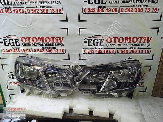 PEUGEOT RİFTER SAĞ SOL DÜZ FAR ORJINAL HATASIZ