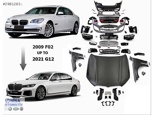 BMW F01 7 SERİSİ İÇİN G12 FACELİFT BODY KİT SIFIR