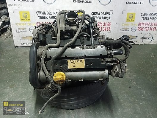 OPEL ASTRA G KOMPLE MOTOR ÇIKMA SÖKME YEDEK PARÇA