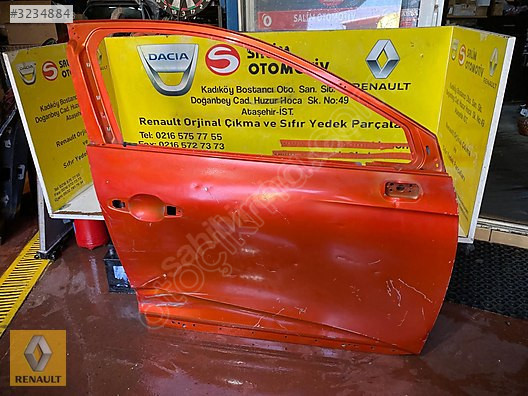 RENAULT CLIO 5 ÇIKAMORJİNAL SAĞ ÖN KAPI VE DİĞER PARÇALARI