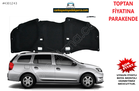 LOGAN MOTOR KAPUTU ALT KAPLAMASI (İZOLATÖR) SIFIR  8200734089