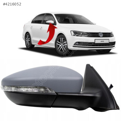 Vw Jetta Sağ Ayna Komple 6 Pin 2011-2015 5C7857508B