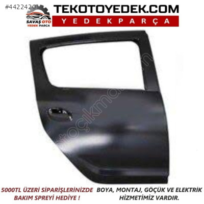 SANDERO ARKA KAPI SAĞ SOL 2013 2014 2015 2016 / KAMPANYA