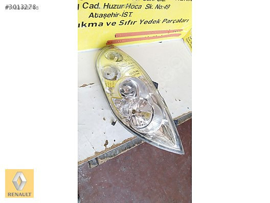 RENAULT MASTER 3 SAĞ FAR CIKMA ORJINAL VE SIFIR DİĞER PARCALAR