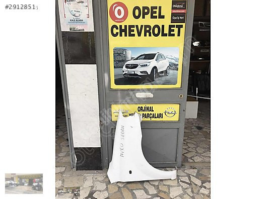 Chevrolet aveo sedan çıkma sağ ön çamurluk ORJİNAL OTO