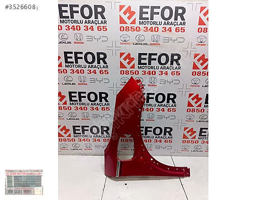 BYD ATTO3 SAĞ ÖN ÇAMURLUK ÇIKMA ORJİNAL YEDEK PARÇA
