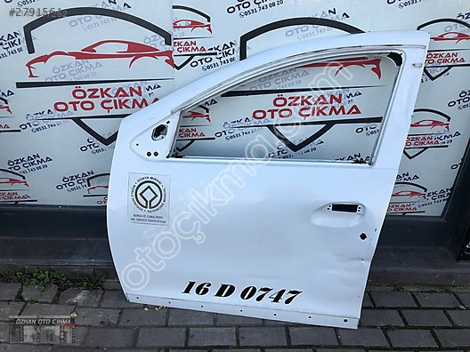 Renault Symbol Orjinal Sol Arka Kapı - Oto Çıkma Parça