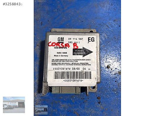 OTO CEMDEN ÇIKMA OPEL CORSA B AİRBAG BEYNİ