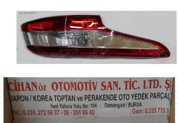Nissan Qashqai Sol Dış Stop 2014 2017/