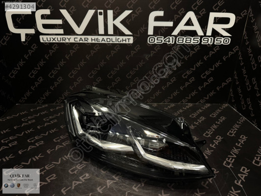 VOLKSWAGEN GOLF 7.5 2017-2020 J DÖNÜŞÜM SAĞ LED FAR