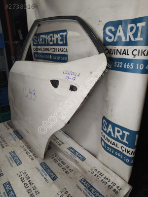 ÇIKMA TOYOTA COROLLA SOL ARKA KAPI 2013-2017 1499