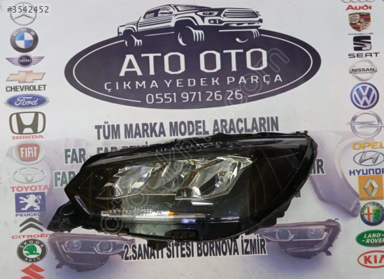 PEUGEOT 208 -2008 ORJİNAL ÇIKMA SOL FAR