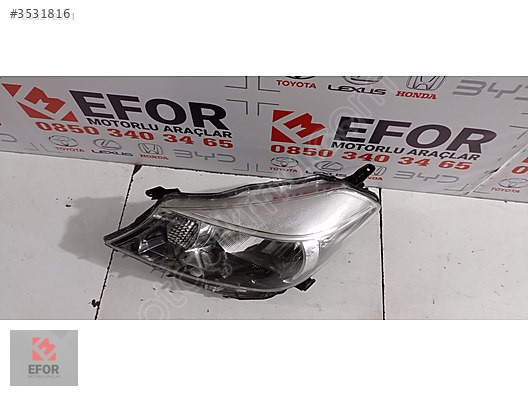 TOYOTA YARİS SOL FAR ORJİNAL ÇIKMA YEDEK PARÇA 12-14