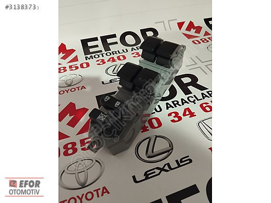 TOYOTA YARİS SIFIR ÖN SOL CAM DÜĞME 07-13 OEM NO: 84820-12530