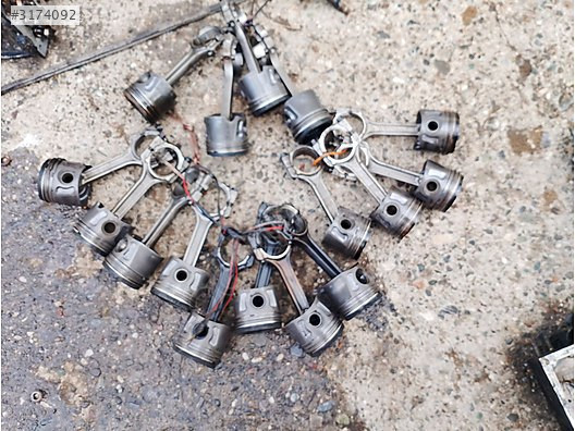 1.3 EGEA EURO 6. buçuk PİSTON VE KOL takım ORJİNAL TEMİZ