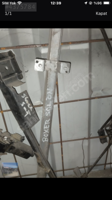 Peugoet boxser sol ön cam kirkosu