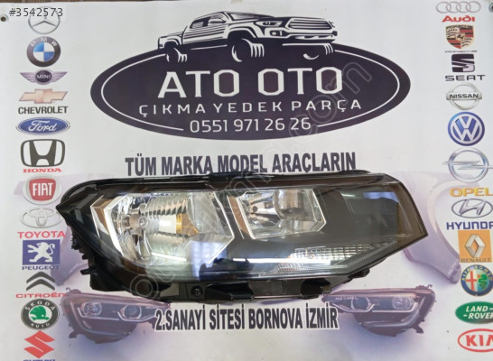 VOLKSWAGEN T CROSS ORJİNAL ÇIKMA SAĞ FAR 2GM941006