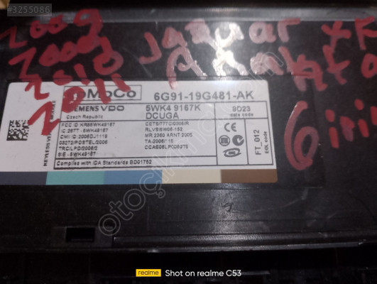 JAGUAR XF X250  VOLVO S80 HIRSIZLIK KİLİT MODÜLÜ ANAHTARSIZ