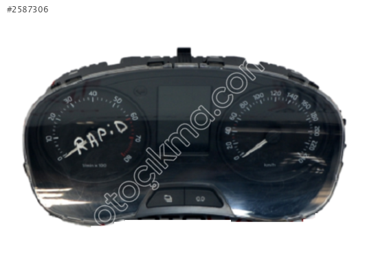 Skoda Rapid KM Saati Gösterge Paneli 5JA920800B 13849821
