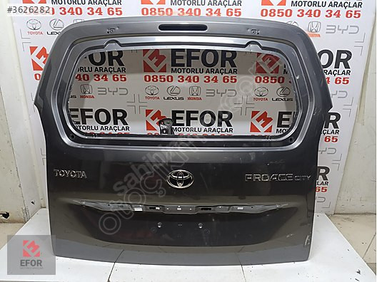 TOYOTA PROACE CİTY BAGAJ KAPAK ORJİNAL ÇIKMA YEDEK PARÇA 22-24