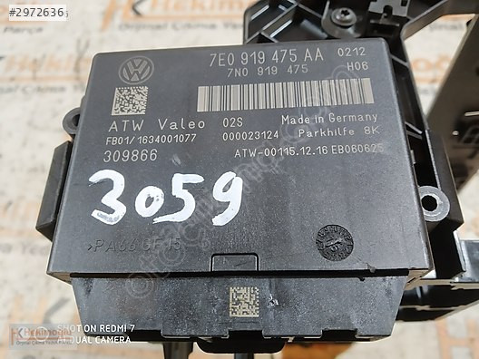 VW TRANSPORTER T6-T7 AMAROK PARK SENSÖRÜ BEYNİ 7E0919475AA