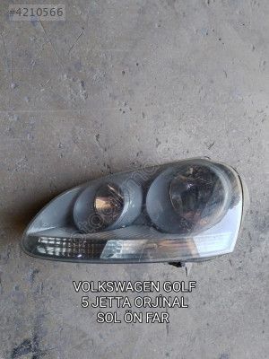 VOLKSWAGEN GOLF 5 ORJİNAL SOL ÖN FAR AZ HASARLI