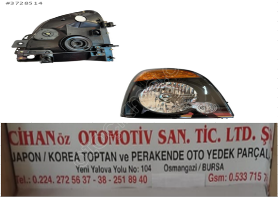 HYUNDAİ H100 2012 SAĞ SOL FAR ADET FİYATI 92101-4F500 *?....