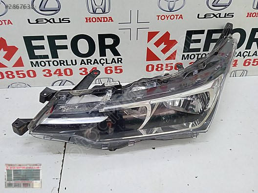 TOYOTA SOL FAR ÇIKMA ORİJİNAL PARÇA 2016-2018
