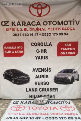 TOYOTA RAV 4 ÇIKMA ORJİNAL SOL ÖN FAR