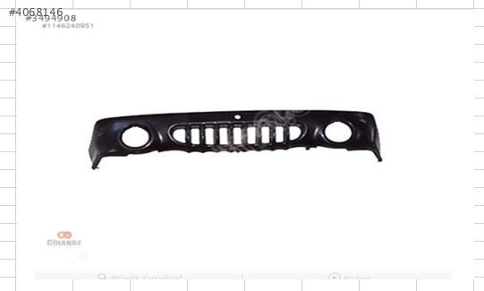 Hyundai H100 Kamyonet Ön Tampon 1997-2003