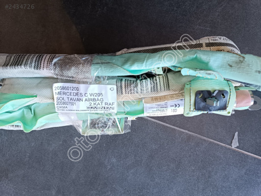 MERCEDES C W205 SOL TAVAN PERDE AİRBAG 2058607501 2058601200