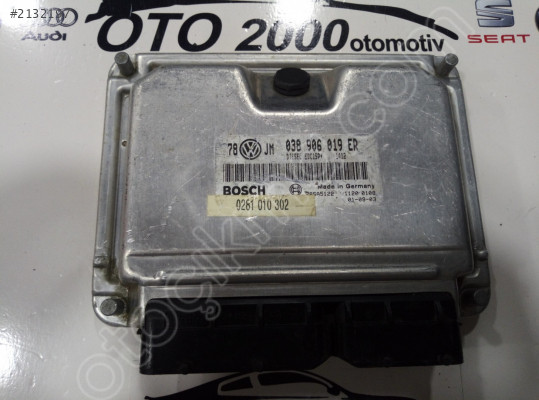 038906019ER PASSAT 1.9 TDI AWX MOTOR BEYNİ ÇIKMA