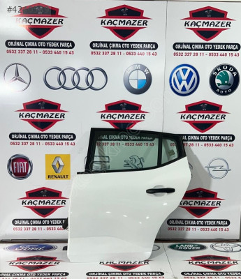 DACİA SANDERO SOL ARKA KAPI BEYAZ HATASIZ BOYASIZ ÇIKMA