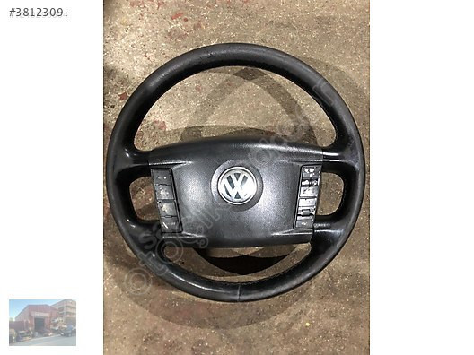 VW TOUAREG (7L) ORJİNAL SİYAH DİREKSİYON SİMİDİ