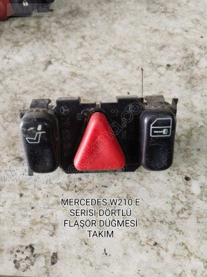 MERCEDES W210 ORJİNAL DÖRTLÜ FLAŞÖR DÜĞMESİ
