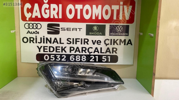 2020-2024 Skoda SuperB Sağ Ön Far Matrix 3v1941016D