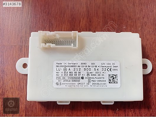 MERCEDES W212 E KASA ÇIKMA KEYLESS BEYNİ A2129005422