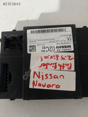 Nissan Navara Pathfinder 2.5 diesel Kontrol Beyni 284B24X