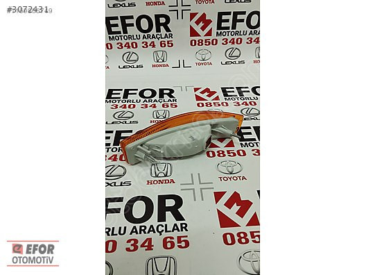 TOYOTA COROLLA SIFIR SOL SİNYAL TAMPON 90-92 OEM NO: 81520-80054