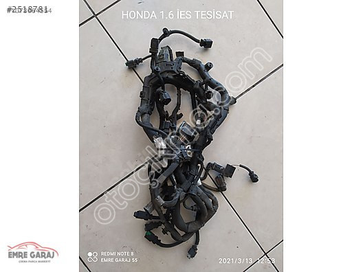 Honda 1.6 ies motor içi tesisat
