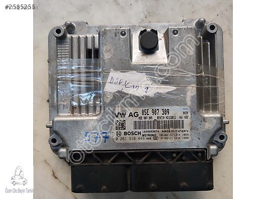 Volkswagen Golf T-Roc Motor Beyni 05E907309 - 0261S16449