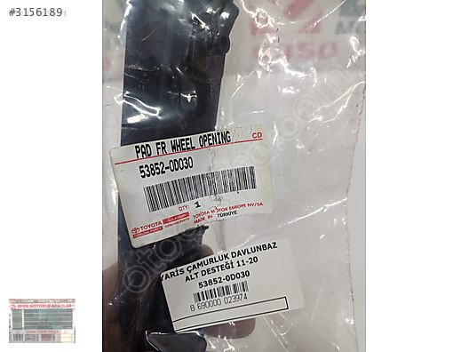 TOYOTA YARİS ORJİNAL DAVLUMBAZ ALT DESTEK 11-13 OEM:53852-0D030